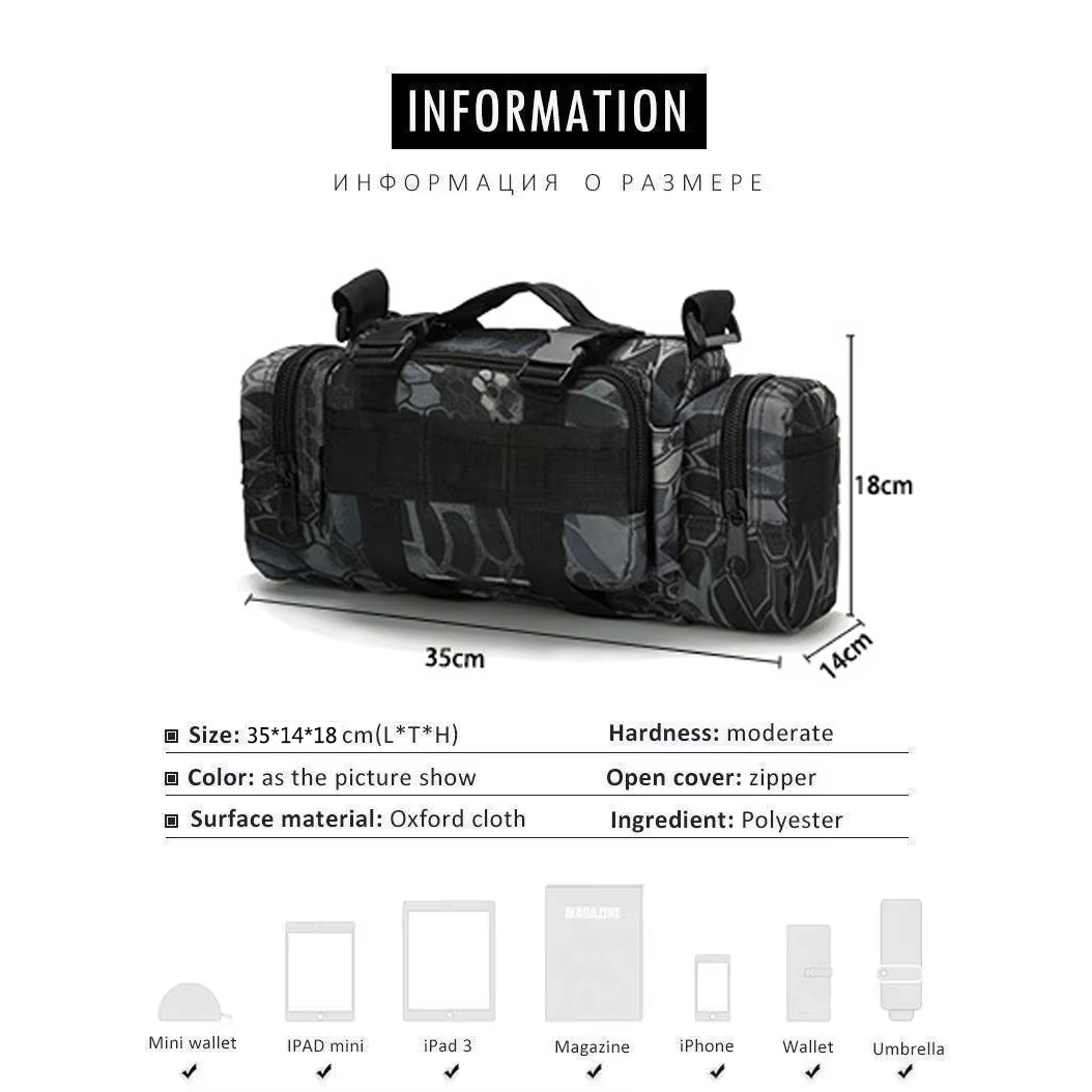 LionHeart Large Size Waist Pack/Bag for Everyday Use, Camping, Hiking, Hunting, Tactical Backpack