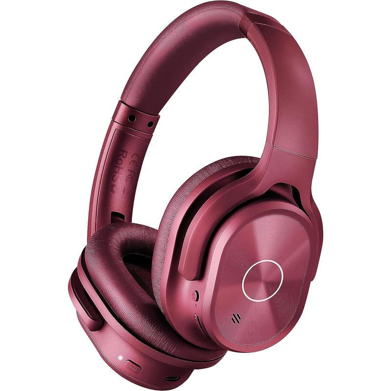 Lionheart Active Noise Canceling Headphones – Foldable Wireless Bluetooth 5.3 Over-Ear Headset with Deep Bass, Built-In Microphone, 40-Hour Playtime, and Immersive Sound