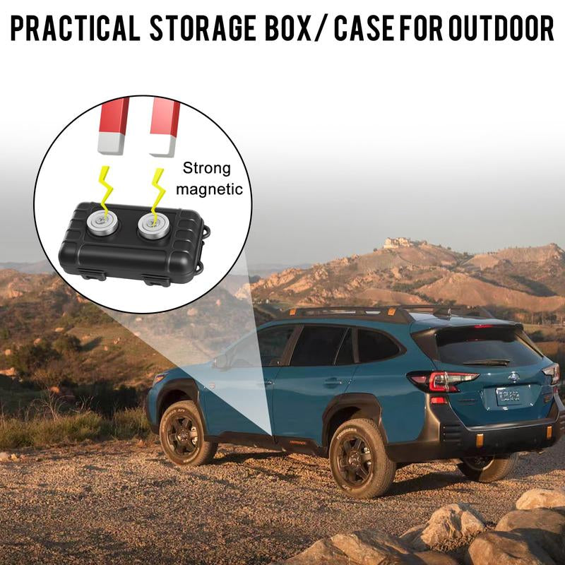 LionHeart Weatherproof Magnetic Key & GPS Tracker Case – Durable Hide-a-Key Box with Strong Twin Magnets