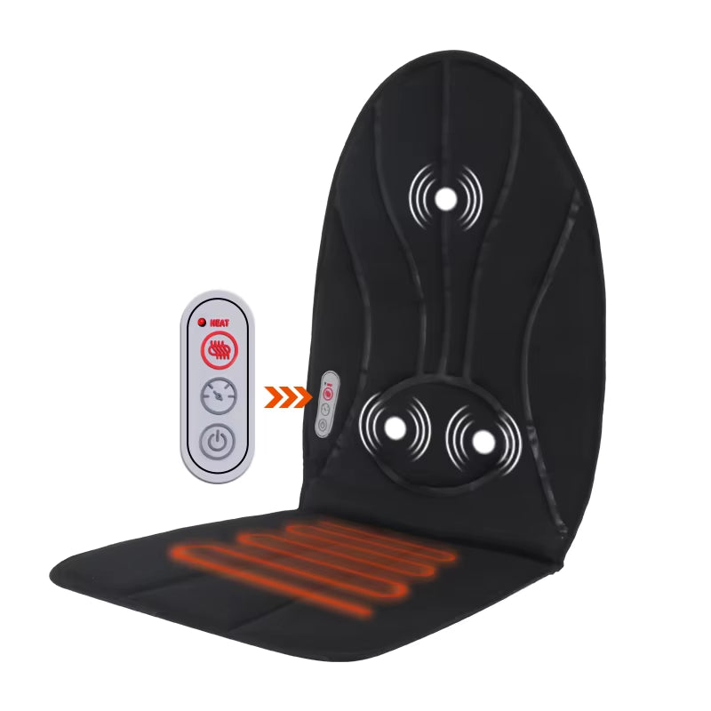 Lionheart Therapeutic Massage Cushion – Heated Full-Body Relief for Car, Home, & Office