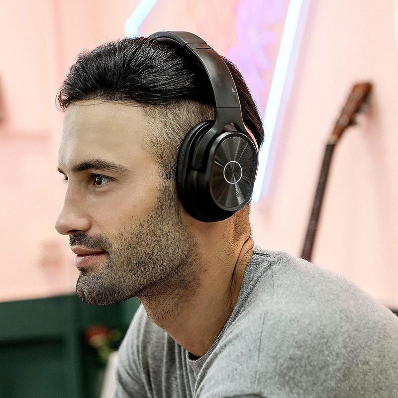 Lionheart Active Noise Canceling Headphones – Foldable Wireless Bluetooth 5.3 Over-Ear Headset with Deep Bass, Built-In Microphone, 40-Hour Playtime, and Immersive Sound