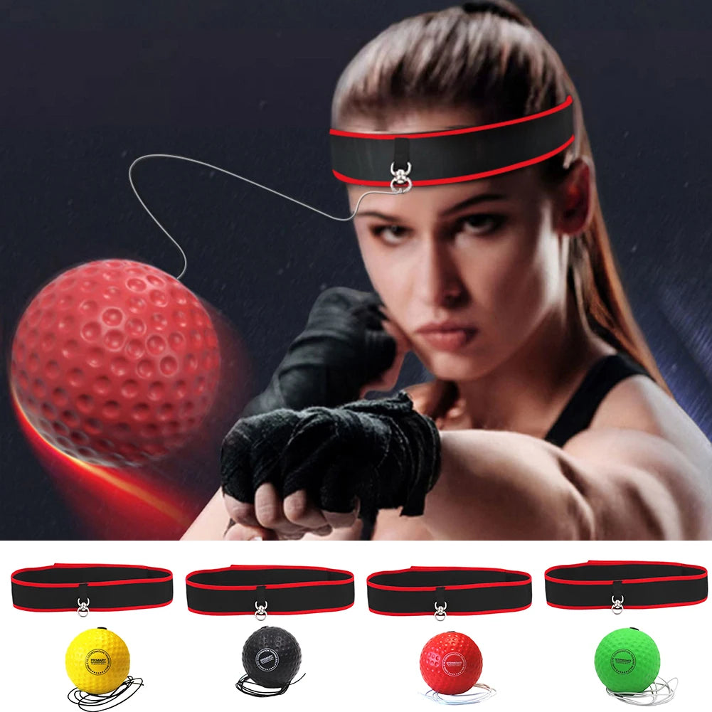 Lionheart Reflex Boxing Ball Set – Adjustable 3-Level Training Kit for Speed, Agility & Precision