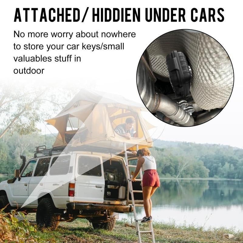 LionHeart Weatherproof Magnetic Key & GPS Tracker Case – Durable Hide-a-Key Box with Strong Twin Magnets