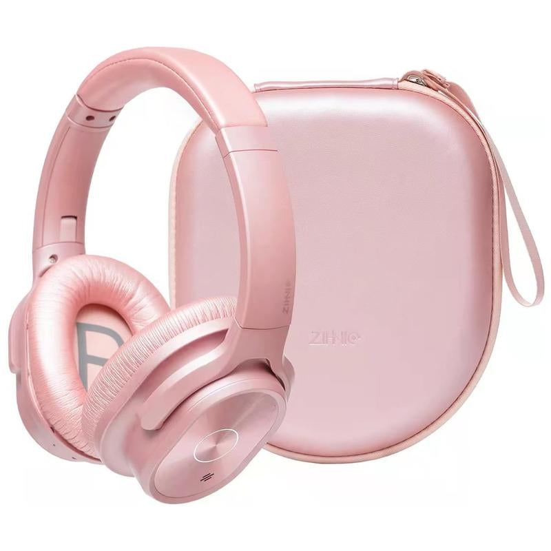 Lionheart Active Noise Canceling Headphones – Foldable Wireless Bluetooth 5.3 Over-Ear Headset with Deep Bass, Built-In Microphone, 40-Hour Playtime, and Immersive Sound