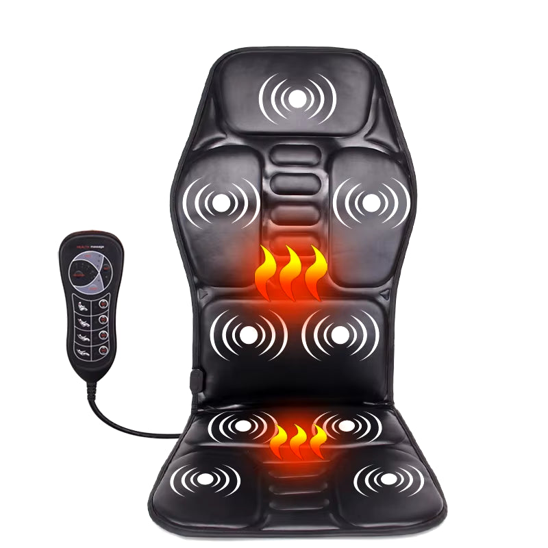 Lionheart Therapeutic Massage Cushion – Heated Full-Body Relief for Car, Home, & Office