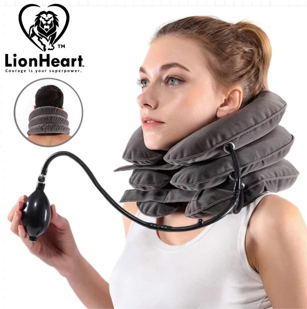 Cervical Neck Pillow & Traction Device for Alleviating Chronic Neck and Shoulder Pain