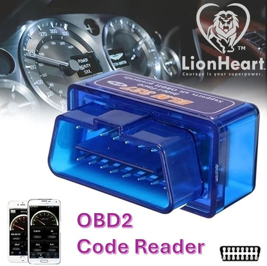 LionHeart OBD2 Scanner – Wireless Automotive Code Reader with App Connect for iPhone & Android Devices, Real-Time Diagnostics at Your Fingertips!