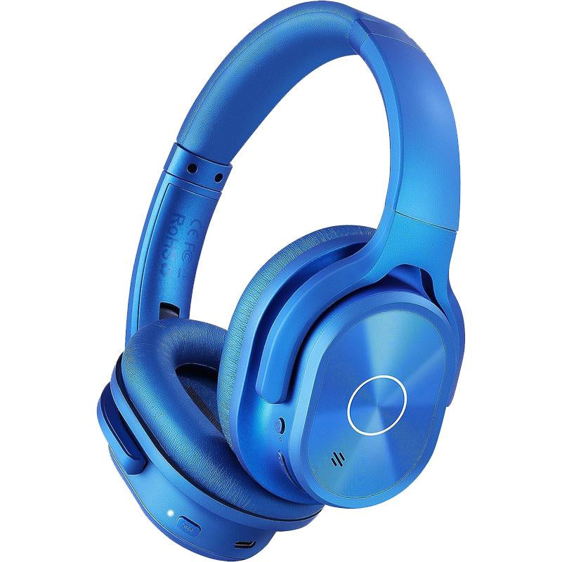  Lionheart Active Noise Canceling Headphones – Foldable Wireless Bluetooth 5.3 Over-Ear Headset with Deep Bass, Built-In Microphone, 40-Hour Playtime, and Immersive Sound